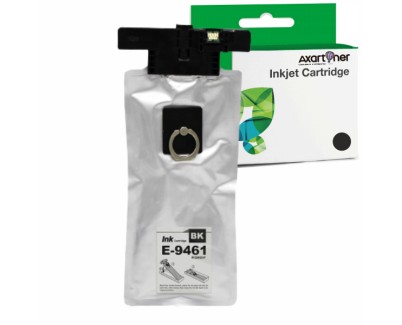 Compatible Epson T9461 Negro Cartucho de Tinta Pigmentada C13T946140 para WorkForce Pro WF-C5290, WF-C5790