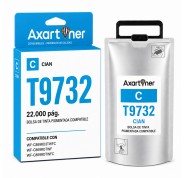 Compatible Epson T9732 Cyan Cartucho de Tinta Pigmentada C13T973200 para Epson WorkForce Pro WF-C869R C869RDTWFC C869RDTWF C869RD3TWFC