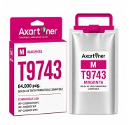 Compatible Epson T9743 Magenta Cartucho de Tinta Pigmentada C13T974300 para Epson WorkForce Pro WF-C869