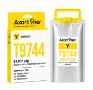 Compatible Epson T9744 Amarillo Cartucho de Tinta Pigmentada C13T974400 para Epson WorkForce Pro WF-C869