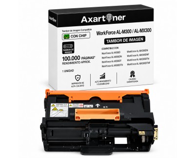 Compatible Epson WorkForce AL-M300 / AL-MX300 Negro Tambor de Imagen C13S051228 ALM300 / ALMX300 (Drum)