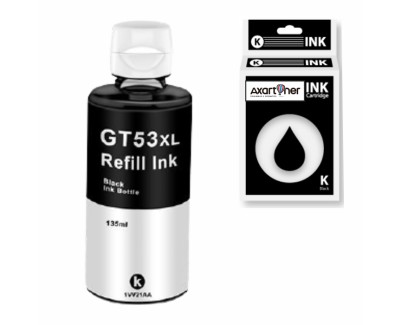 Compatible HP GT53 XL Negro Pigmentada Botella de Tinta 1VV21AE