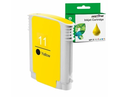 Compatible HP 11 Amarillo Cartucho de Tinta C4838A
