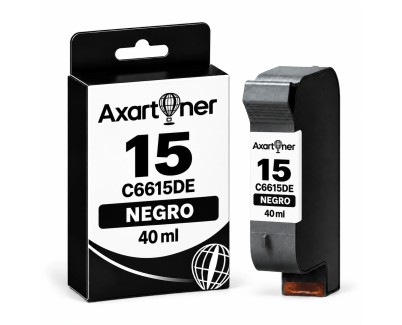 Compatible HP 15 Negro Cartucho de Tinta C6615DE