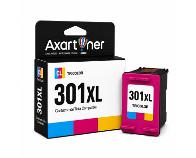 Compatible HP 301XL Tricolor Cartucho de Tinta CH562EE / CH564EE (muestra nivel de tinta)