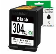 Compatible HP 304XL Negro Cartucho de Tinta N9K06AE / N9K08AE (muestra nivel de tinta)