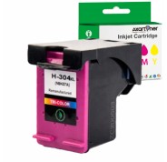 Compatible HP 304XL Tricolor Cartucho de Tinta N9K05AE / N9K07AE (muestra nivel de tinta)