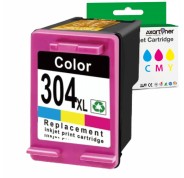 Compatible HP 304XL Tricolor Cartucho de Tinta N9K05AE / N9K07AE (muestra nivel de tinta)