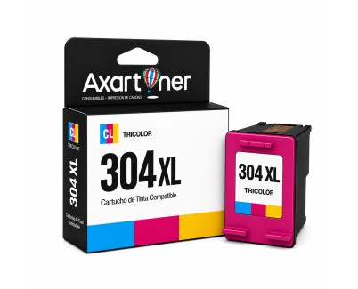 Compatible HP 304XL Tricolor Cartucho de Tinta N9K05AE / N9K07AE (muestra nivel de tinta)