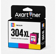 Compatible HP 304XL Tricolor Cartucho de Tinta N9K05AE / N9K07AE (muestra nivel de tinta)