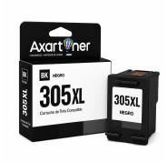 Compatible HP 305XL - chip actualizado - Negro Cartucho de Tinta - Muestra Nivel de Tinta - 3YM62AE