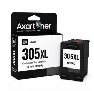 Compatible HP 305XL - chip actualizado - Negro Cartucho de Tinta - Muestra Nivel de Tinta - 3YM62AE
