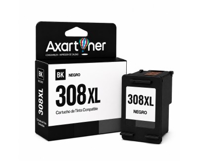 Compatible HP 308XL Negro Cartucho de Tinta 7FP22UE / 7FP21UE Alta Capacidad / Jumbo