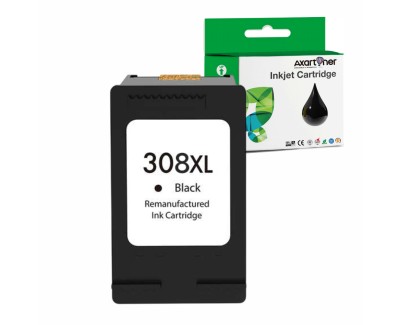 Compatible HP 308XL Negro Cartucho de Tinta 7FP22UE / 7FP21UE Alta Capacidad / Jumbo