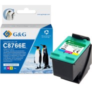 G&G HP 343 Color Cartucho de Tinta Remanufacturado - Reemplaza C8766EE