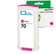 Compatible HP 70 / C9453A Magenta Cartucho de Tinta Pigmentada para DesignJet Z2100, Z3100, Z3200, Z5200, Z5400