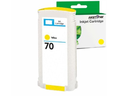 Compatible HP 70 / C9454A Amarillo Cartucho de Tinta Pigmentada para DesignJet Z2100, Z3100, Z3200, Z5200, Z5400