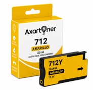 Compatible HP 712 Amarillo Cartucho de Tinta 3ED69A para HP DesignJet Studio 24 / 36 - DesignJet T210 / T230 / T250 / T630 / T650