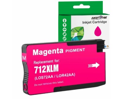 Compatible HP 712 Magenta Cartucho de Tinta 3ED68A para HP DesignJet Studio 24 / 36 - DesignJet T210 / T230 / T250 / T630 / T650