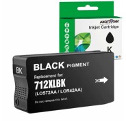 Compatible HP 712XL Negro Cartucho de Tinta 3ED71A para HP DesignJet Studio 24 / 36 - DesignJet T210 / T230 / T250 / T630 / T650