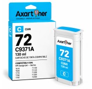 Compatible HP 72 Cyan Cartucho de Tinta C9371A para DesignJet T1100 T1120 T1200 T1300 T1708 T2300 T610 T620 T770 T790 T795