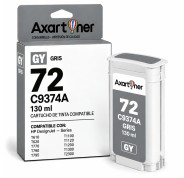 Compatible HP 72 Gris Cartucho de Tinta C9374A para DesignJet T1100 T1120 T1200 T1300 T1708 T2300 T610 T620 T770 T790 T795