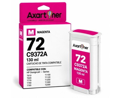 Compatible HP 72 Magenta Cartucho de Tinta C9372A para DesignJet T1100 T1120 T1200 T1300 T1708 T2300 T610 T620 T770 T790 T795