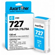 Compatible HP 727 Cyan Cartucho de Tinta B3P19A / F9J76A para DesignJet T1500, T1530, T2500, T2530, T920, T930
