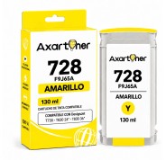 Compatible HP 728 Amarillo Cartucho de Tinta F9J65A/F9J61A para HP DesignJet T730, T830