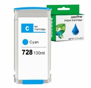Compatible HP 728 Cyan Cartucho de Tinta F9J67A / F9J63A para HP DesignJet T730, T830