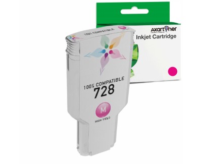 Compatible HP 728 Magenta Cartucho de Tinta F9J66A / F9J62A para HP DesignJet T730, T830