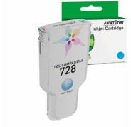 Compatible HP 728 Cyan Cartucho de Tinta F9J67A / F9J63A para HP DesignJet T730, T830