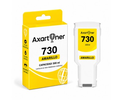 Compatible HP 730 Amarillo Cartucho de Tinta P2V70A para HP DesignJet T1600 / T1700 / T2600