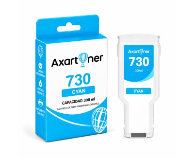 Compatible HP 730 Cyan Cartucho de Tinta P2V68A para HP DesignJet T1600 / T1700 / T2600