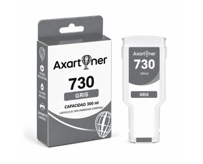Compatible HP 730 Gris Cartucho de Tinta P2V72A para HP DesignJet T1600 / T1700 / T2600