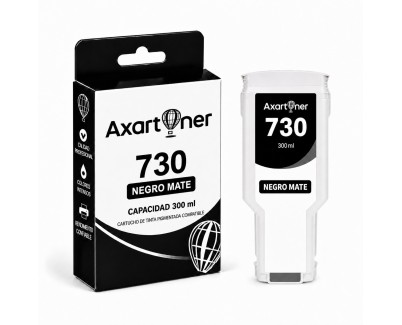 Compatible HP 730 Negro Mate Cartucho de Tinta P2V71A para HP DesignJet T1600 / T1700 / T2600