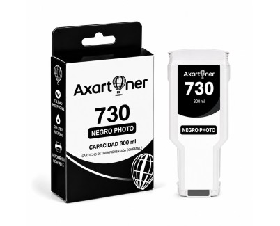 Compatible HP 730 Negro Photo Cartucho de Tinta P2V73A para HP DesignJet T1600 / T1700 / T2600
