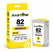 Compatible HP 82 Amarillo Cartucho de Tinta C4913A