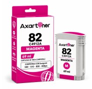 Compatible HP 82 Magenta Cartucho de Tinta C4912A