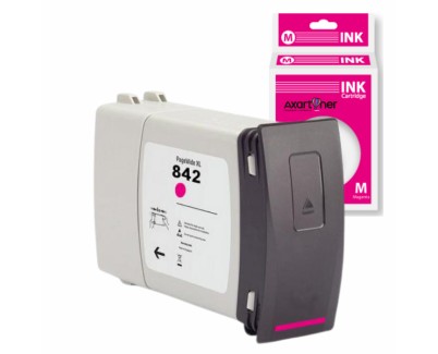 Compatible HP 842C / C1Q55A Magenta Cartucho de Tinta Pigmentada para HP PageWide XL 8000