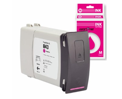 Compatible HP 843C / C1Q67A Magenta Cartucho de Tinta Pigmentada para PageWide XL 4000, 4100, 4500, 4600, 5000, 5100