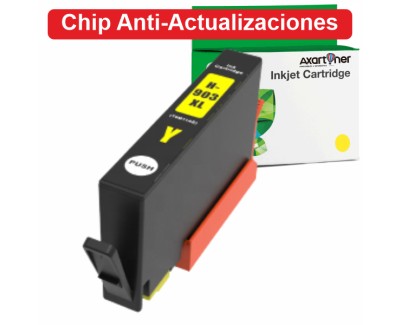 Compatible HP 903XL - Chip Anti-Actualizaciones - Amarillo Cartucho de Tinta T6M11AE / T6L95AE