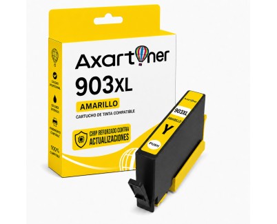 Compatible HP 903XL - Chip reforzado contra actualizaciones - Amarillo Cartucho de Tinta T6M11AE / T6L95AE