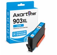 Compatible HP 903XL - Chip reforzado contra actualizaciones - Cyan Cartucho de Tinta T6M03AE / T6L87AE