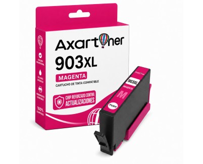 Compatible HP 903XL - Chip reforzado contra actualizaciones - Magenta Cartucho de Tinta T6M07AE/T6L91AE
