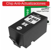 Compatible HP 903XL - Chip Anti-Actualizaciones - Negro Cartucho de Tinta T6M15AE/T6L99AE