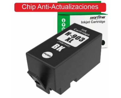 Compatible HP 903XL - Chip Anti-Actualizaciones - Negro Cartucho de Tinta T6M15AE/T6L99AE