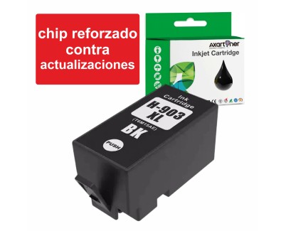 Compatible HP 903XL - Chip Anti-Actualizaciones - Negro Cartucho de Tinta T6M15AE/T6L99AE