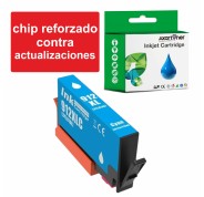 Compatible HP 912XL  Cyan - Chip Actualizado Funciona en Impresoras que terminan en E - Cartucho de Tinta 3YL81AE / 3YL77AE