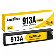 Compatible HP 913A (chip actualizado) Amarillo Cartucho de Tinta Pigmentada F6T79AE